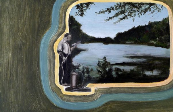 olieverfschilderij Weiher