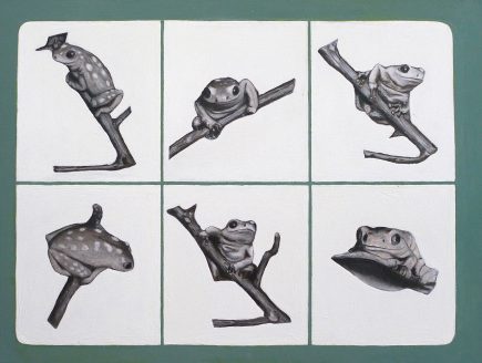 Die Prinzen Oil colour on wood Angelika Hasse