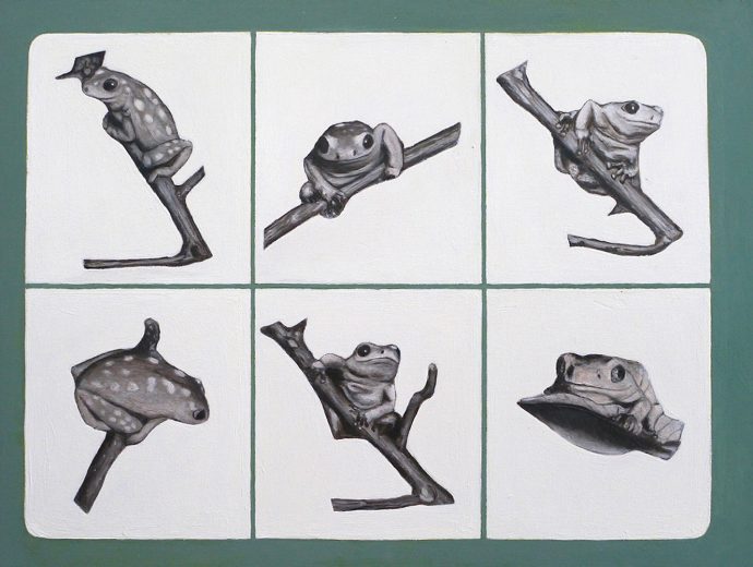 Die Prinzen Oil colour on wood Angelika Hasse