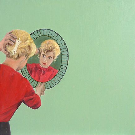 Oil colour on wooden panel 'Sommer' Angelika Hasse 2013 contemporary painting