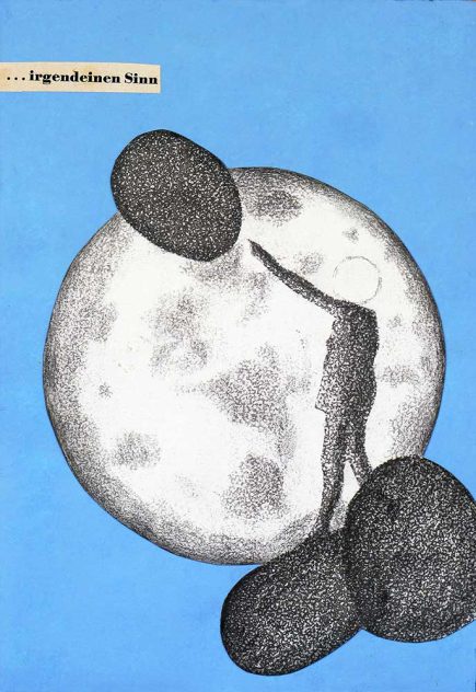 irgendeinen Sinn gumprint collage Angelika Hasse