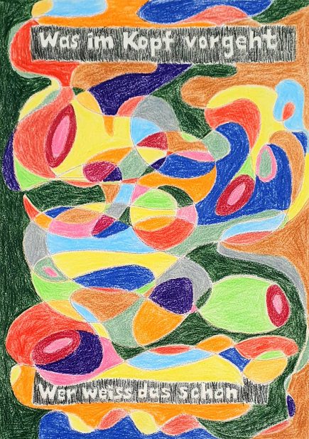 Was im Kopf vorgeht drawing Angelika Hasse