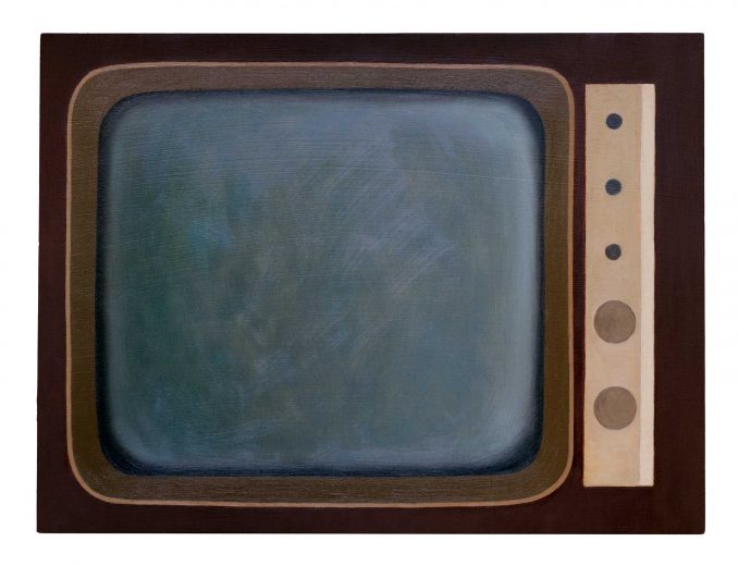 Wie neu..oil painting on wood