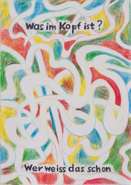 Was im Kopf ist?..drawing Angelika Hasse