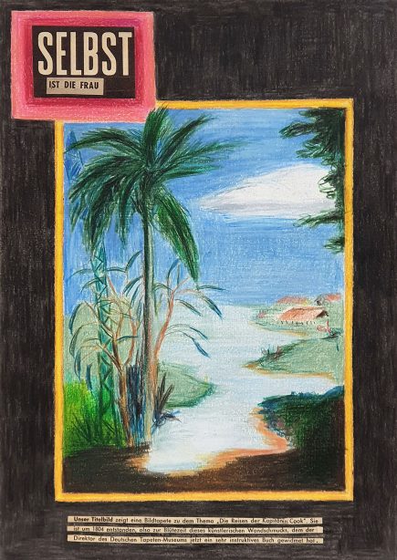 imaginary cover #1 drawing collage angelika hasse