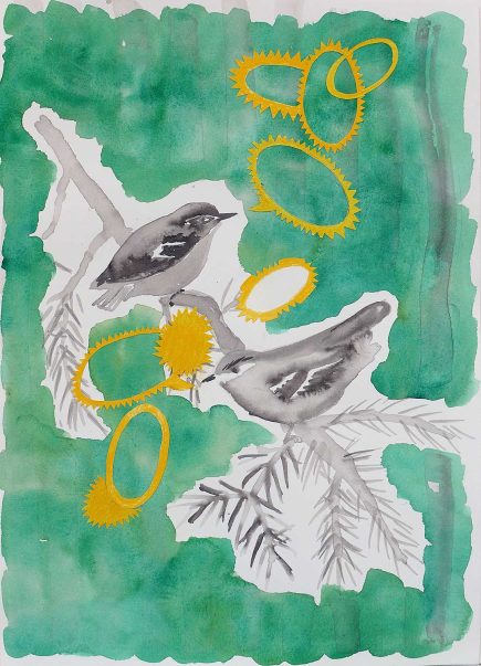 Lied drawing collage Angelika Hasse