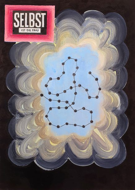 Black dots drawing Angelika Hasse