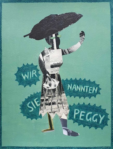 drawing/collage Angelika Hasse 2023 image and text