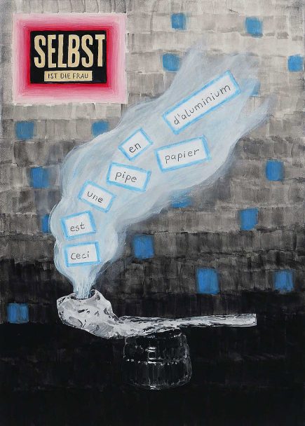 collage gouache Angelika Hasse