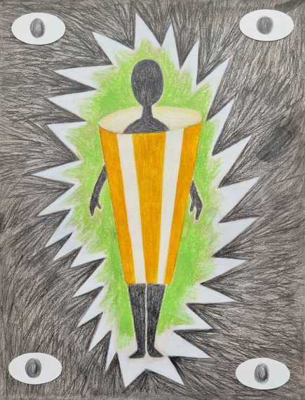 untitled, drawing, collage, Angelika Hasse