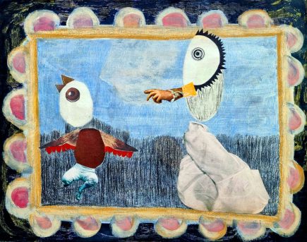 collage drawing Angelika Hasse 