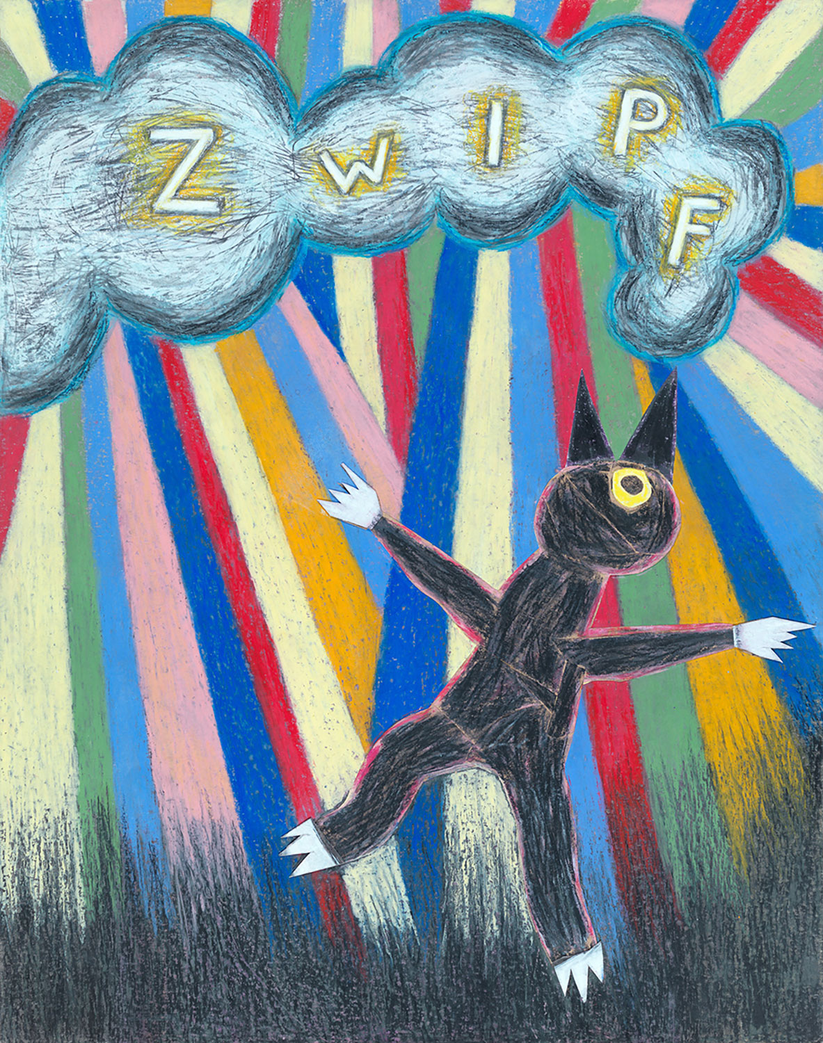 Zwipf drawing collage Angelika Hasse 2024