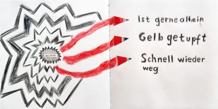 from my sketchbook drawing Angelika Hasse