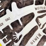 drawing Angelika Hasse text based art